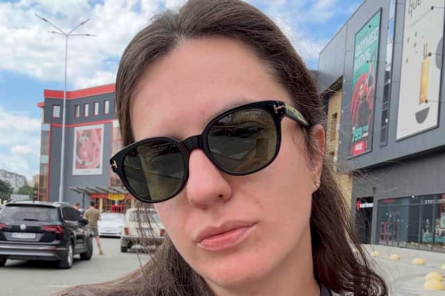 Iryna Rushetskaya did not want to spend years apart from her husband and the people of her home city of Sumy