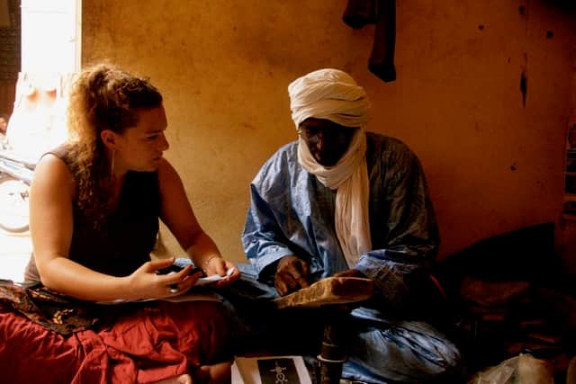 Chandra meets the artisans in person