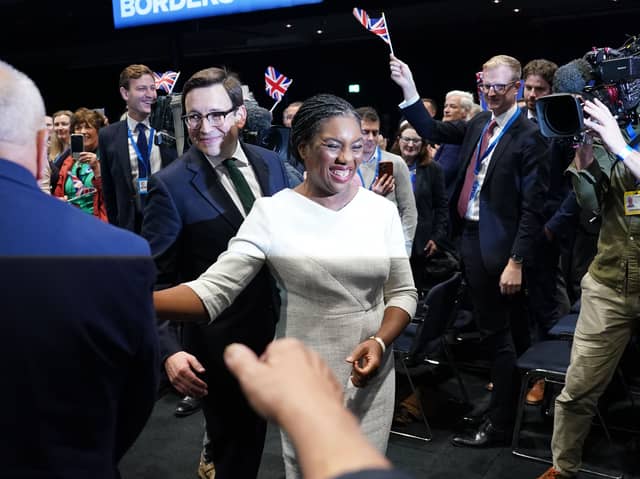 Conservative leader Kemi Badenoch, seen at last year's part conference, should consider announcing a new deal for pensioners (Picture: Ian Forsyth)