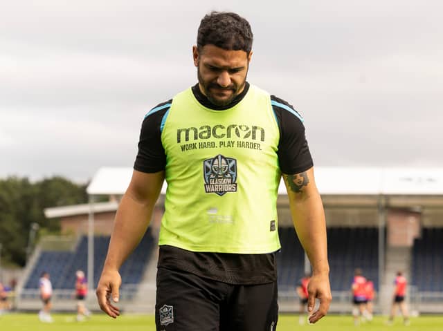 Sione Tuipulotu will start for Glasgow Warriors in their first home match of the new URC season against Ulster (Pic: SNS)