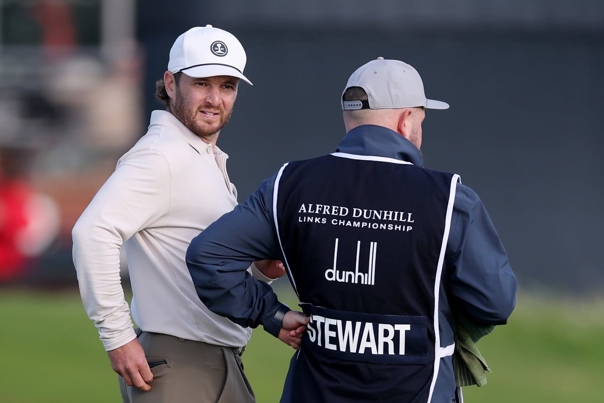 100-foot putt at Kingsbarns helps Michael Stewart stay in Dunhill Links mix