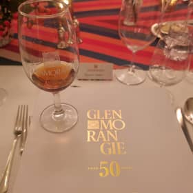 A dram of the very rare Glenmorangie 50 year old