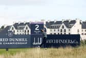 Matthew Jordan tees off on the second hole on day two of the Alfred Dunhill Links Championship at Carnoustie Golf Links 