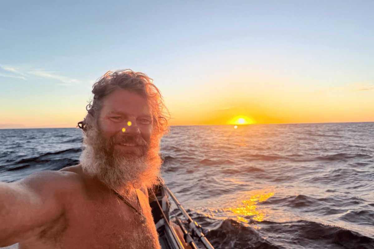 Former Marine set to break world rowing record after 300 days alone at sea