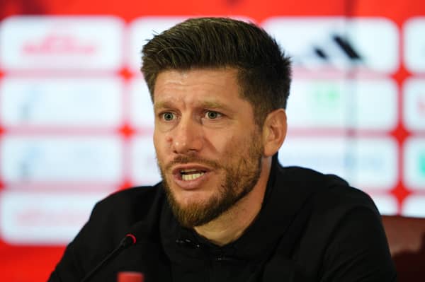 Sebastien Pocognoli and Scotland face North Macedonia on Saturday in Skopje.