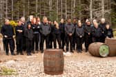 The cast of The Celebrity Traitors series 2 lined up for their first challenge. 