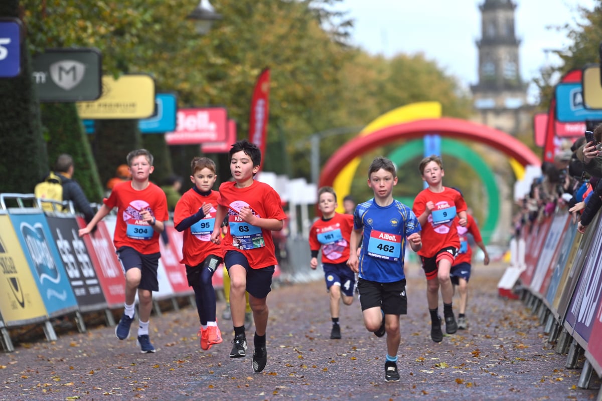 Great Scottish Run 2026: Junior runners kick off Scotland's biggest running event in Glasgow
