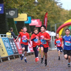 The AJ Bell Junior & Mini Great Scottish Run is taking place today, Saturday 3 October 2026, at Glasgow Green.