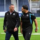 Glasgow Warriors head coach Franco Smith (Left) (Pic: SNS)