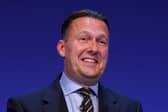 Russell Findlay looked upbeat at the Conservative Party Conference in Birmingham