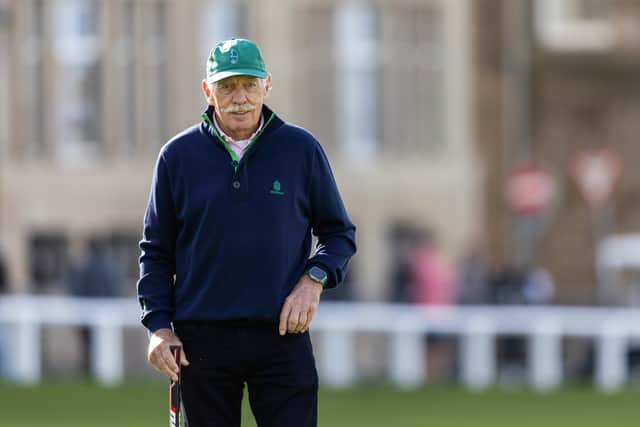 Celtic principal shareholder Dermot Desmond during day three of the Alfred Dunhill Links Championship at the Old Course in St. Andrews, Scotland. (Photo by Ross Parker / SNS Group)