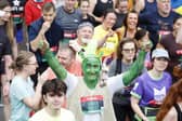 Even Shrek donned his running shoes to take part in the half marathon on Sunday. Picture: Contributed