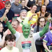 Even Shrek donned his running shoes to take part in the half marathon on Sunday. Picture: Contributed