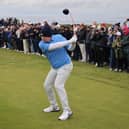 Bob MacIntyre in action on the Old Course at St Andrews in the final round of the Alfred Dunhill Links Championship on Sunday