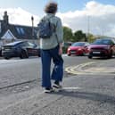 In this situation, the pedestrian has right of way, not the car (Picture: Andrew O'Brien)