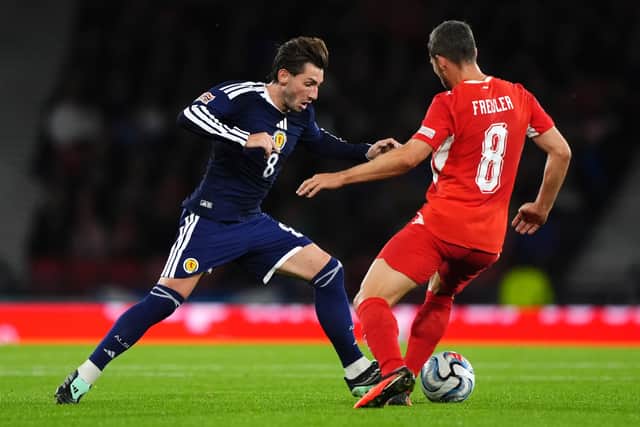 Billy Gilmour is now on 50 caps for Scotland.