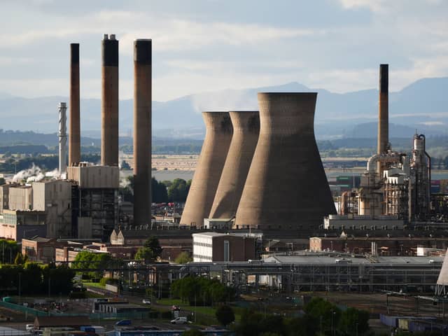 A view of the Grangemouth petrochemical plant