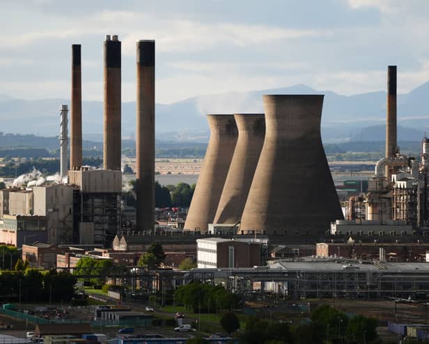 A view of the Grangemouth petrochemical plant