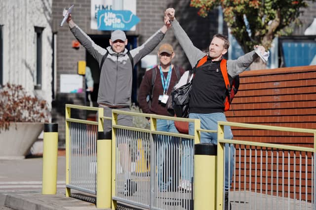 Some may celebrate their early release from prison but others find themselves homeless (Picture: Ben Birchall)