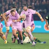 Max Williamson on the attack for Scotland during the Nations Championship match against South Africa at Loftus Versfeld on July 11.