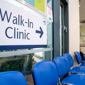 The reception area of the GP walk-in clinic at Wester Hailes Healthy Living Centre in Edinburgh (Picture: Jane Barlow/pool)