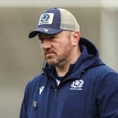Interim Head Coach Dave Butcher during a Scotland Women's Team Run at the Hive Stadium (Pic: SNS)