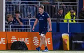 Edinburgh's Freddy Douglas received a yellow card during the win over the DHL Stormers in the United Rugby Championship match at Hive Stadium.