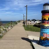 Stonehaven's Boardwalk is one of the town's attractions. 