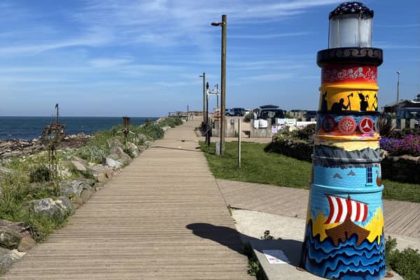 Stonehaven's Boardwalk is one of the town's attractions. 