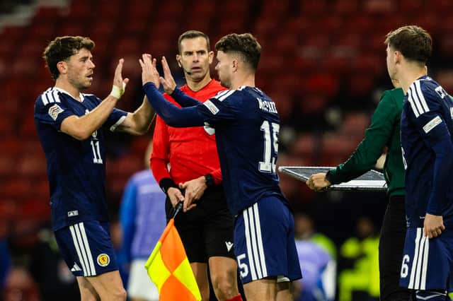 Scotland's Josh McPake made an impression off the bench.