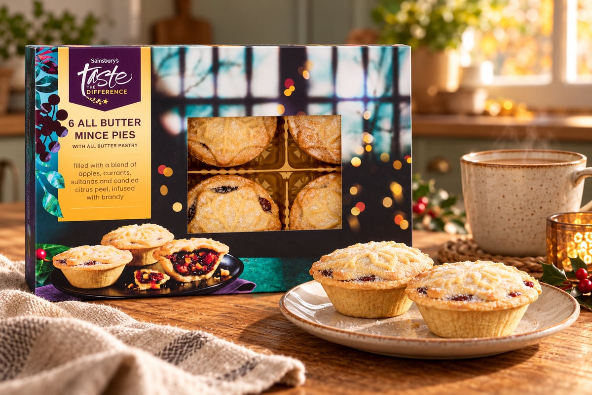 These half-price premium Sainsbury's mince pies make an early Christmas taste test rather tempting