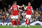 Max Dowman, right, has found first-team detail at Arsenal limited this season.