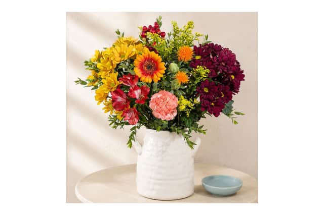 Bunches customers are praising this colourful autumn bouquet and saying it made the perfect gift