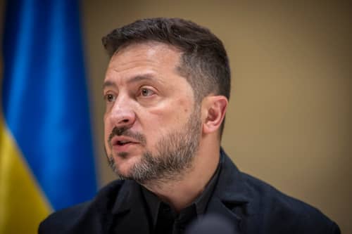 Ukrainian President Volodymyr Zelensky