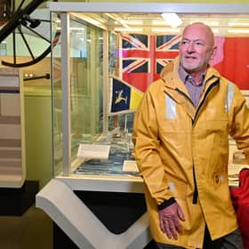 Dr Gerry Hughes, at the opening of the display dedicated to his achievements