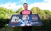 Lawrence Shankland promotes the Rangers Youth Development Company's 'Big Blue Jackpot', at The Rangers Training Centre.  (Photo by Rob Casey / SNS Group)