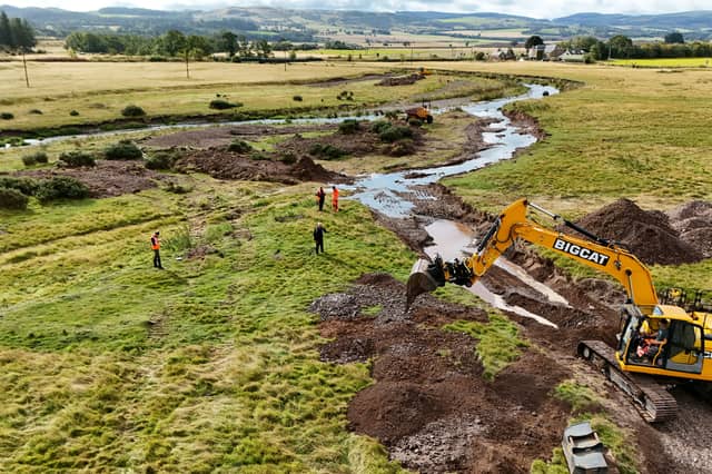 Work starting on the Water of May.