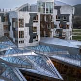 A general view of the Scottish Parliament building, Holyrood, Edinburgh