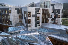 A general view of the Scottish Parliament building, Holyrood, Edinburgh
