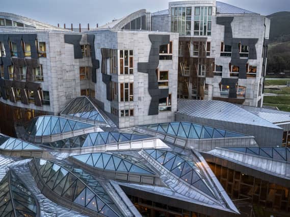 A general view of the Scottish Parliament building, Holyrood, Edinburgh