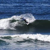 Callie Cruickshank of Team Scotland competing at EuroSurf Junior 2026 in Bundoran, Ireland 