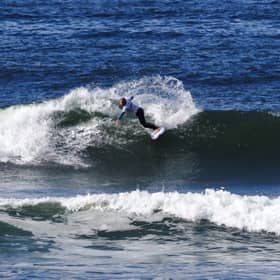 Callie Cruickshank of Team Scotland competing at EuroSurf Junior 2026 in Bundoran, Ireland 