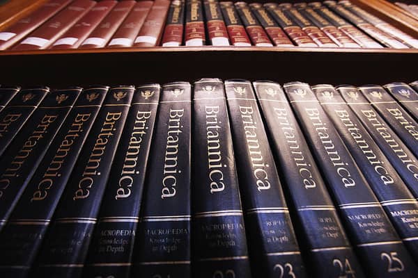 Encyclopaedia Britannica claims its works are being 'cannibalised' by the AI giant. Picture: Mario Tama/Getty