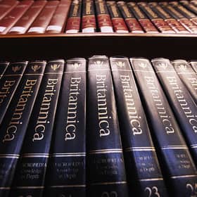 Encyclopaedia Britannica claims its works are being 'cannibalised' by the AI giant. Picture: Mario Tama/Getty