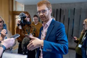 Ross Greer, of the Scottish Greens, likes to claim the moral high ground but his stance on the Middle East actually harms the Palestinian cause (Picture: Jane Barlow)