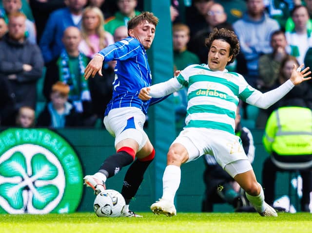 Dan Neil was hurt during Rangers' win at Celtic Park.