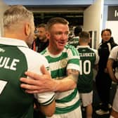 Celtic's Jonny Hayes missed this Tennent’s Sixes celebrations with injury that left him in ‘agony’. Cr: SNS Group.