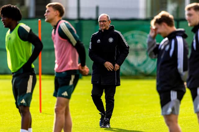 Celtic manager Martin O'Neill during training session at Lennoxtown on Friday. (Photo by Craig Williamson / SNS Group)