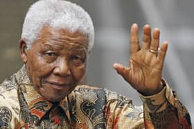 Nelson Mandela, pictured in 2007, won the Nobel peace prize with FW de Klerk 'for their work for the peaceful termination of the apartheid regime, and for laying the foundations for a new democratic South Africa' (Picture: Leon Neal)