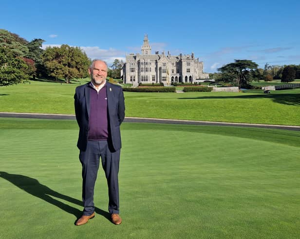 The Scotsman’s Golf Correspondent Martin Dempster pictured during his first visit to Adare Manor, next year’s Ryder Cup venue